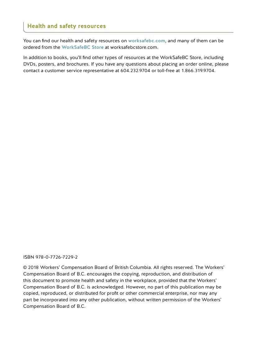WorkSafe BC Health And Safety Committee Handbook